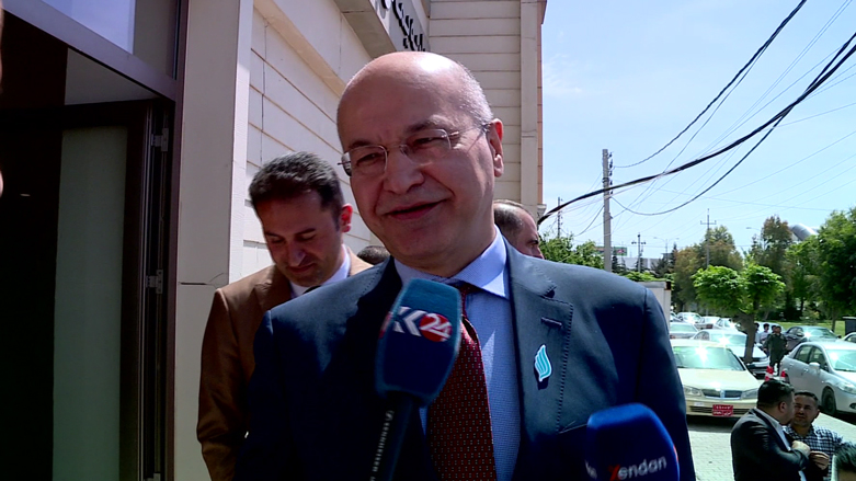 بەرھەم ساڵح: با راگەیاندنەكان ئاو نەكەنە ئاشی كێشەكانەوە